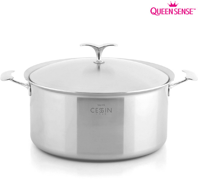 퀸센스 국산 대용량 곰솥 통3중 통5중 IH 인덕션 겸용, 316스텐통7중곰솥30, 1개, 30cm