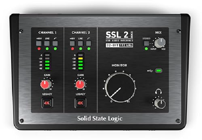 솔리드 스테이트 로직 SSL2 MkII 오디오 인터페이스, 솔리드 스테이트 로직 SSL SSL2 MkII 오디오
