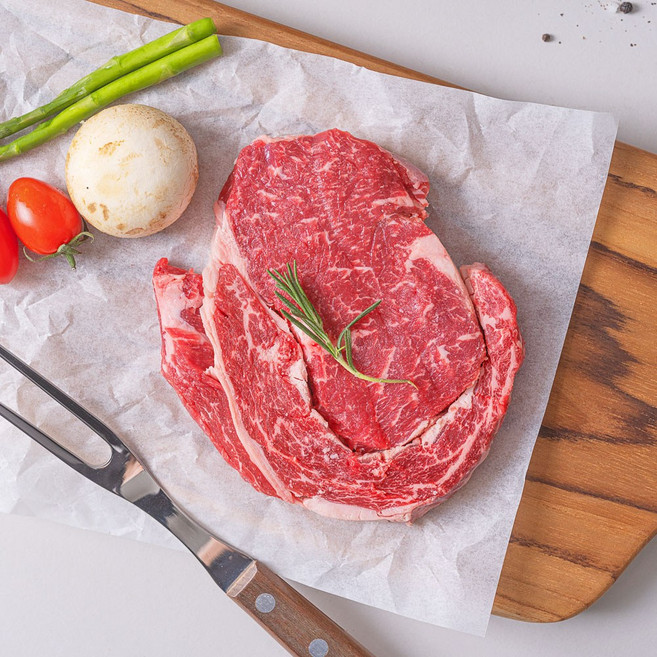 [열광한우] 2등급 한우 등심 구이용 200g (냉장), 1개