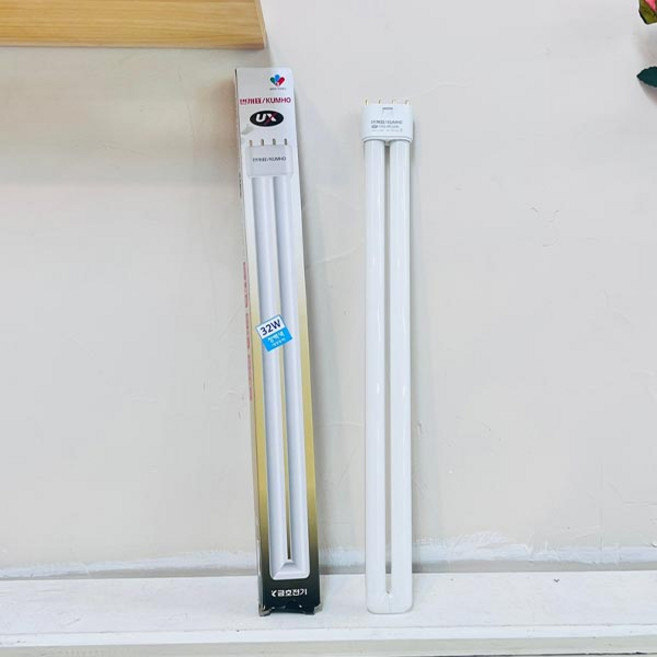 번개표 금호 형광등 32W 청백색, 1개