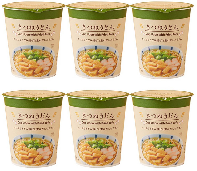 일본 로손 오리지널 키츠네우동, 6개