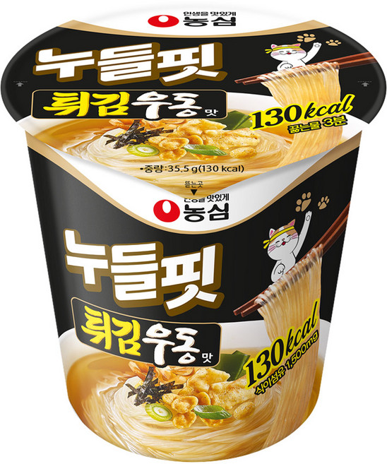 농심 누들핏 튀김우동맛 35.5g, 3개