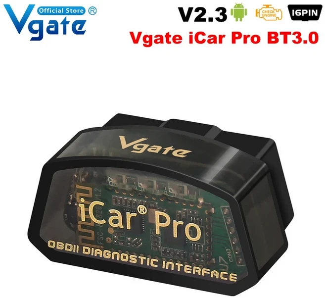 Vgate iCar Pro elm327 V2.3 OBD 2 자동차 진단 도구 WIFI 블루투스 4.0 IOS용 스캔 스캐너 PK ELM 327 V1, 02 BT4.0