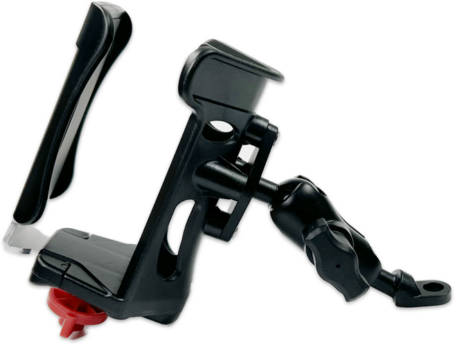 허딕스 오토바이 컵홀더 거치대, HCD-4 다관절 백미러 설치형