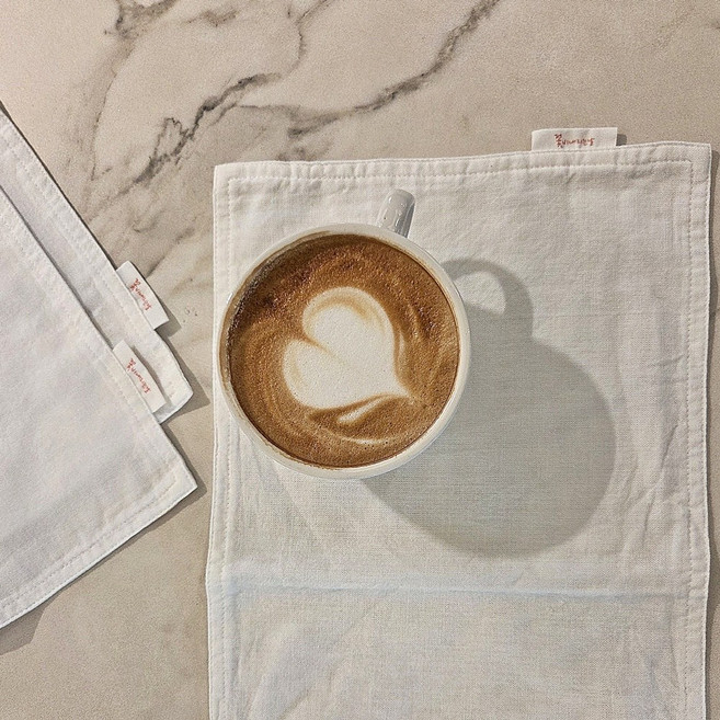 꽃비내리는날 강화 소창행주 무형광 2겹행주, 2개, 정련O