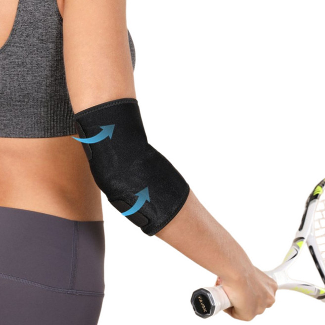 파인다즈 헬스 스포츠 팔꿈치 엘보 보호대, 블랙, 1개