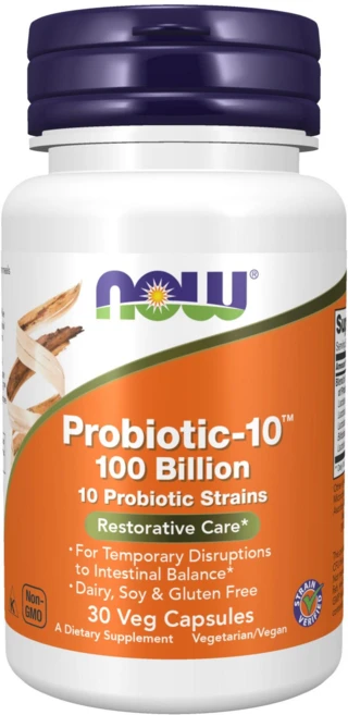 나우푸드 프로바이오틱10 유산균 1000억 베지 캡슐, 30정, 1개 - 쿠팡