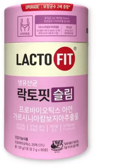 종근당건강 락토핏 슬림 2g X 60포 1박스 장건강 유산균 다이어트유산균 616863