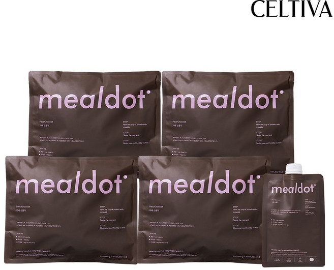 mealdot 밀닷 단백질쉐이크 파베 쇼콜라 (7개입), 7개입, 4개, 50g