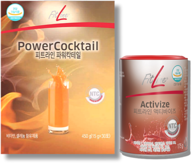 (본사출고)독일PM쥬스 2종 값싼가품주의 파워칵테일 + 액티바이즈 최신제조 정품입증영수증 증정, 1세트, 30정