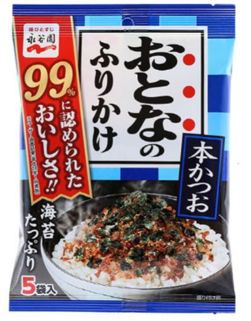 나가타니엔 오토나노 후리가케 가다랑어맛, 12.5g, 1개