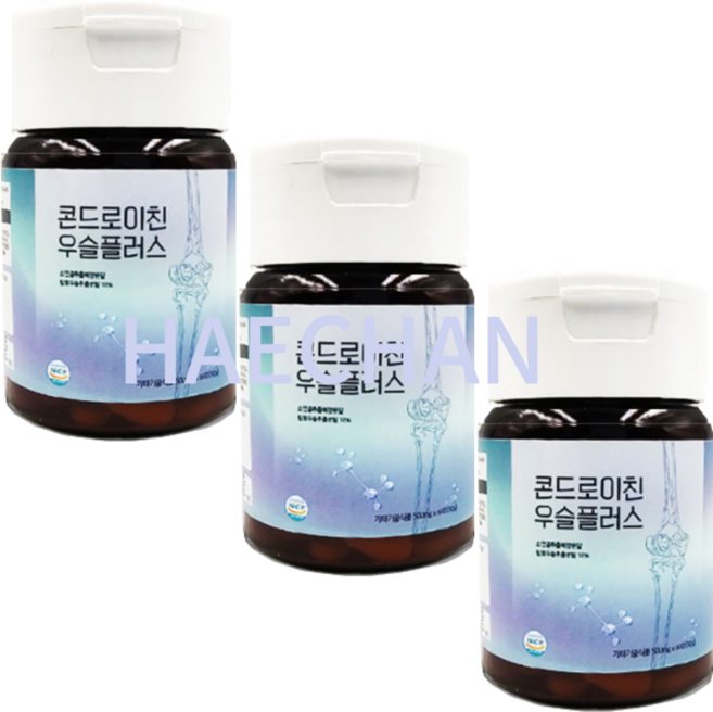 우슬 콘드로이친 3박스(총 180정) 6개월분 대용량, 3개, 60정