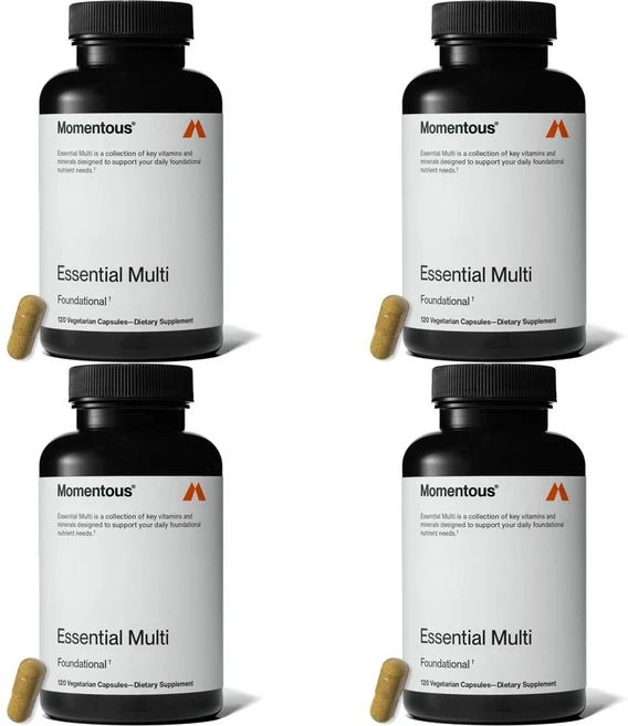 Momentous Essential Multivitamin 모멘터스 에센셜 멀티비타민, 4개, 120정 - 쿠팡
