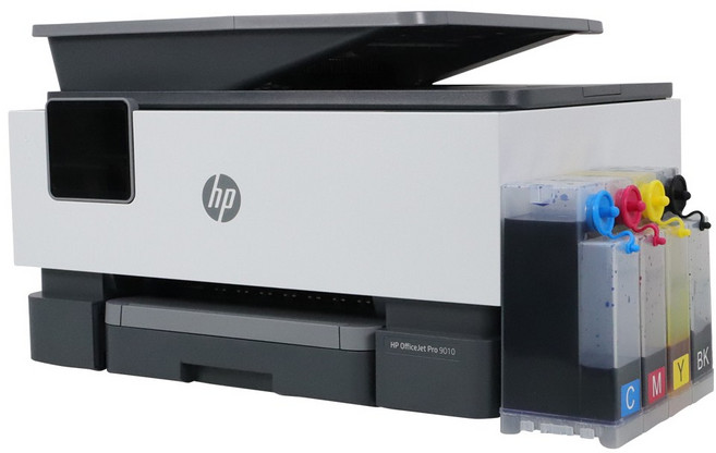 HP 오피스젯 프로 9010 무한잉크 복합기 (병행수입), 화이트+블랙, 마하 840ml