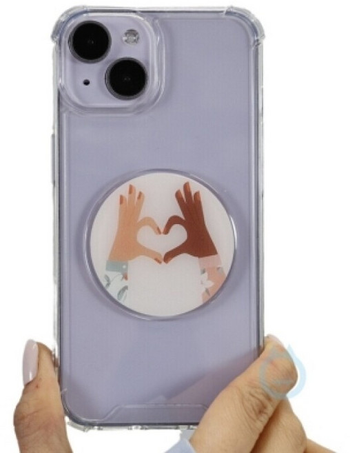 아이폰7 스몬맨 하트핸즈 방탄 젤하드 에폭시 케이스