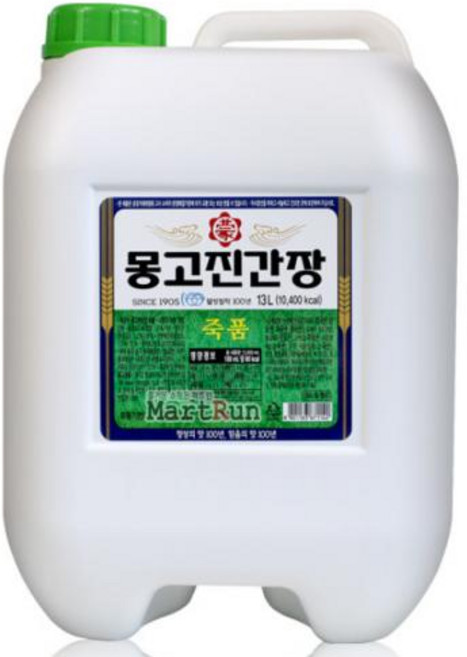 몽고진간장 죽품, 13L, 1개