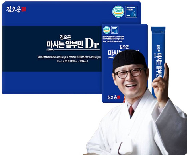 김오곤 마시는 난백 알부민 프랑스산 액상 수액, 1개, 450ml