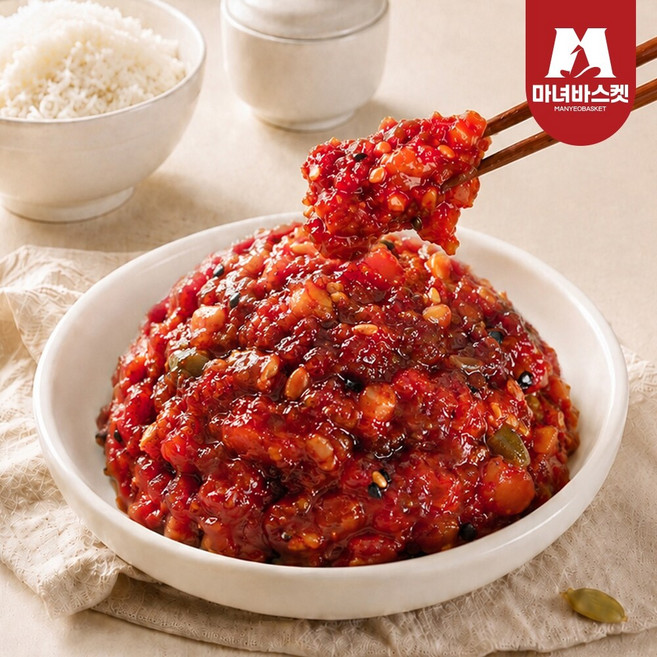 [마녀바스켓] 저온숙성 씨앗 젓갈 500g (오징어+낙지+청어알) 1팩, 1개