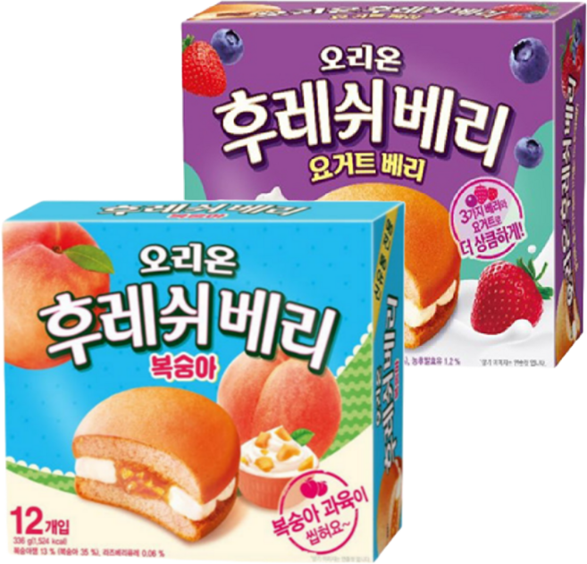 후레쉬베리 요거트 + 후레쉬베리 복숭아, 1세트, 672g