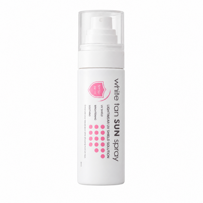 [본사정품][80ml] 도도레이블 화이트탠 선 스프레이, 1개, 80ml, white