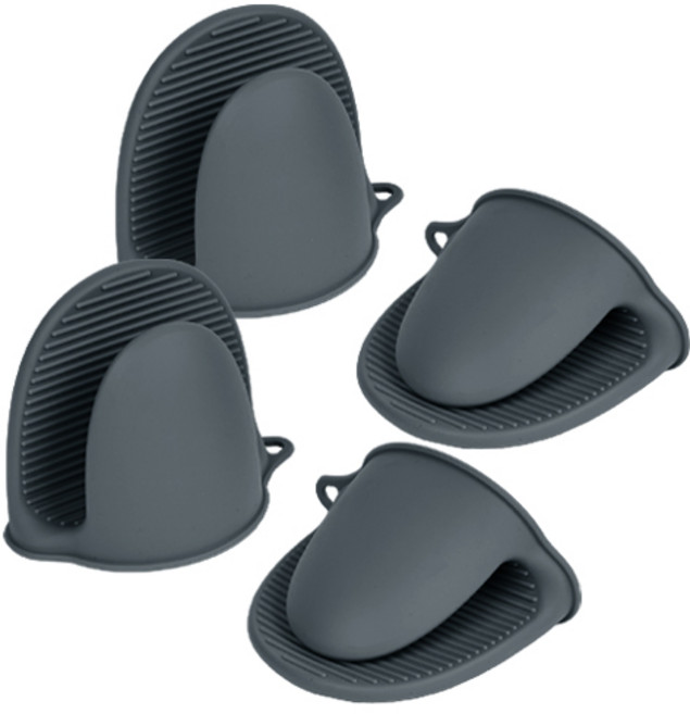 국산 실리팟 실리콘 주방 오븐 장갑 양손 세트, 차콜, 2세트