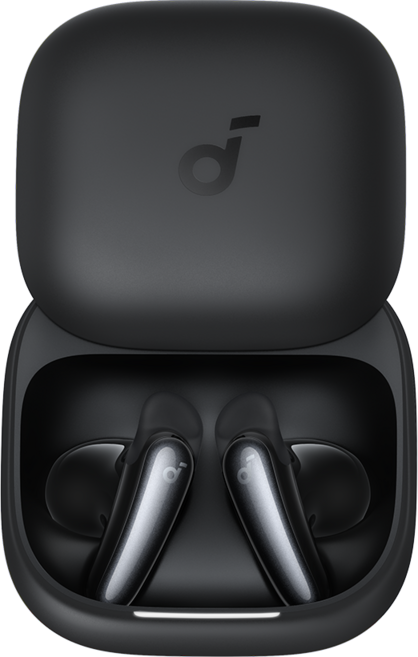 앤커 사운드코어 리버티버즈 세미 인이어 블루투스 이어폰, 블랙, D1200