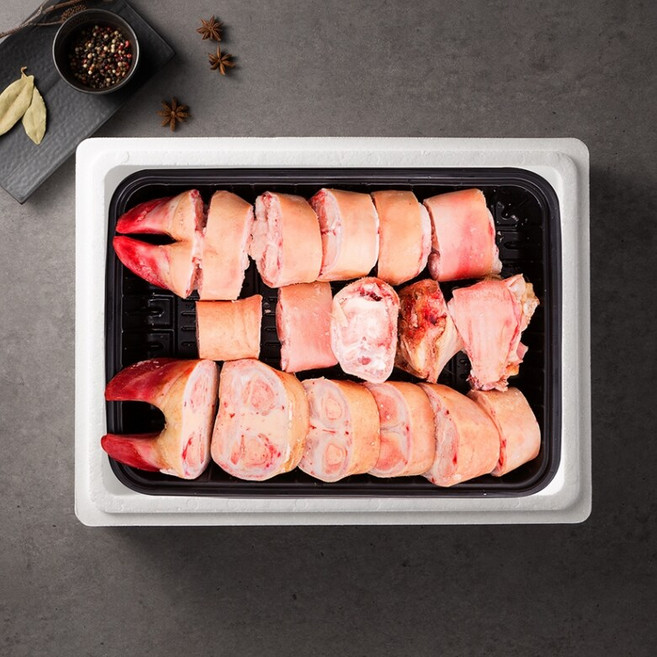 [안동한우][냉동] 한우곰거리선물세트 4호 4kg [우족2개 / 1++(9)등급], 단품