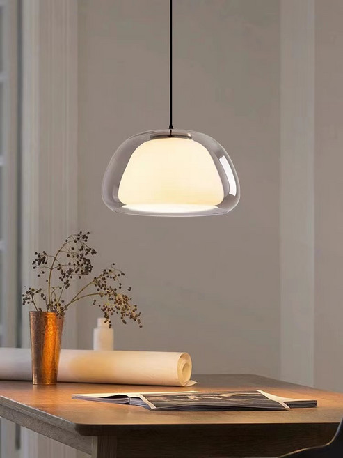 北歐風玻璃吊燈，透光果凍造型餐廳餐桌燈, 北歐透光果凍吊燈.餐廳吊燈.餐桌燈.餐廳吊燈.電燈.燈.北歐燈