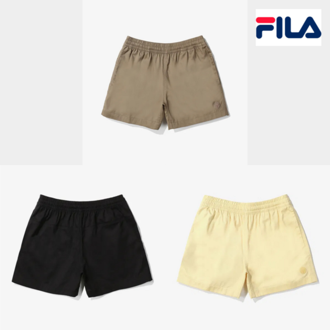 [FILA] 여성 면 반바지_FS2TRE2153F_BLK