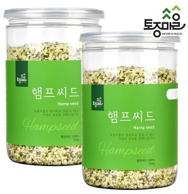 [토종마을] 캐나다산 햄프씨드(대마씨) 300g, 2개