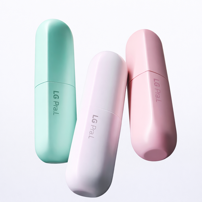 [NEW/화잘먹종결템] LG 프라엘 수퍼폼 갈바닉 부스터 미스틱 화이트/블러쉬 핑크/아쿠아 민트 컬러선택, 블러쉬 핑크