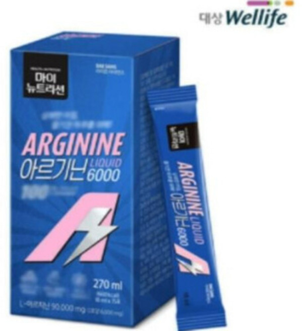 웰라이프 마이뉴트리션 아르기닌 액상 6000mg 270mlx1상자, 270ml, 1개