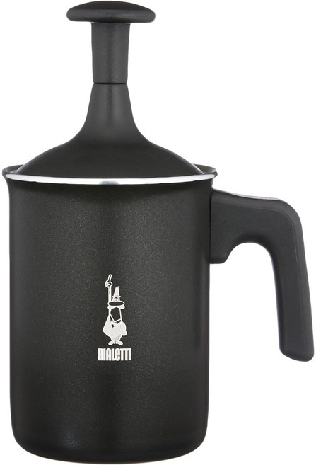 Bialetti 투토 크레마 수동 우유 거품기 160ml 블랙
