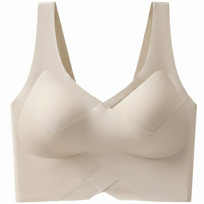 완벽고정 밑위 긴 탄탄 브라 패드 일체형 처진 가슴 방지 노와이어