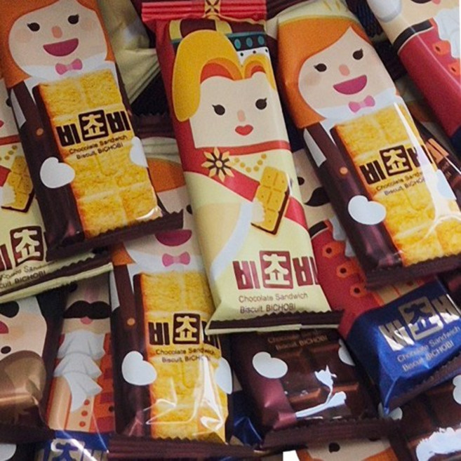 오리온 비쵸비 비스킷 (개별포장), 25g, 20개