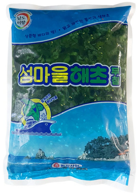 섬마을 해초 무침 냉동 2kg, 6개