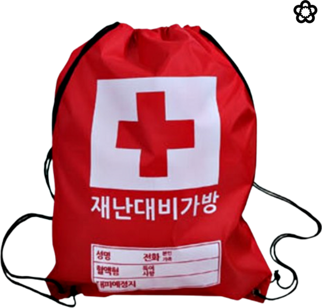 비상 배낭 지진 가방 교육용 안전 배낭 생존 백팩 어린이용