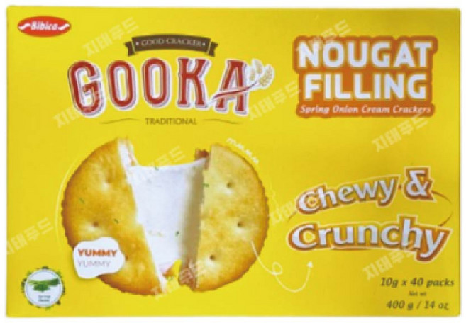 구카 누가 필링 크래커 400g, 10개