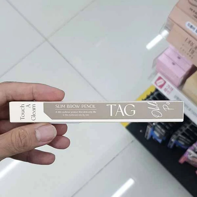 태그 슬림 브로우 펜슬 애쉬 브라운, 2호애쉬브라운, 1개, . - 쿠팡
