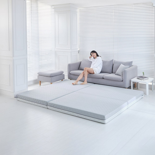 더릭스홈 베이직 단단한 마약매트리스 6cm 10cm 15cm 허리에좋은 원룸 바닥 탄탄한 수면매트 자취 침대 매트릭스 토퍼