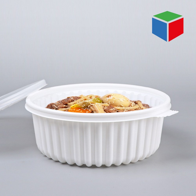 PP탕용기 BF-225 소 흰색 세트 100개, 1세트