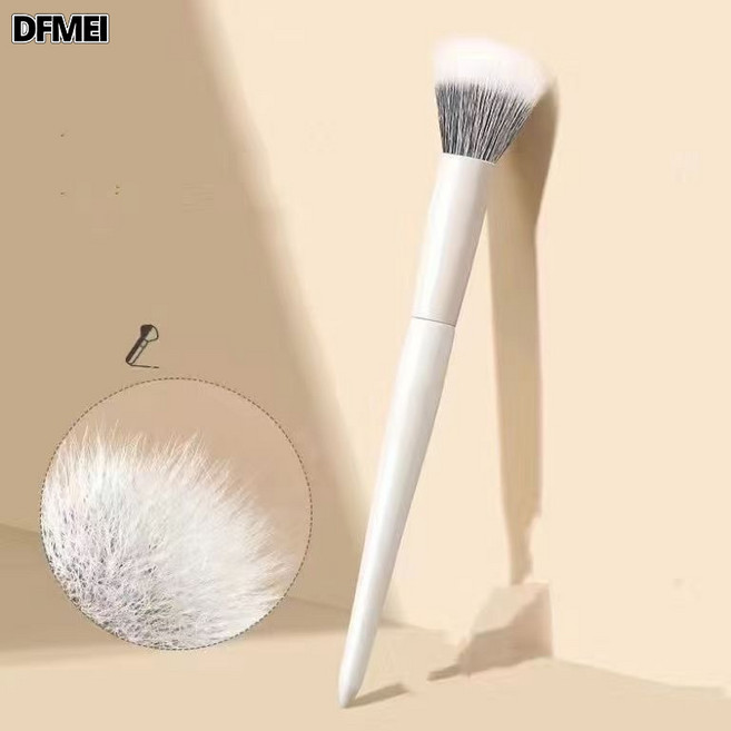 DFMEI 眼影刷套裝，含收納包與多功能眼部化妝刷具, 1個, 雲瓷點彩刷:如圖