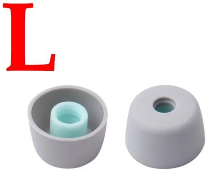 노이즈 캔슬링 WF 소프트 팁 이어 무선 이어폰 1000XM3 1000XM5 실리콘 커버 귀마개 1000XM4, L Size, 1Pair
