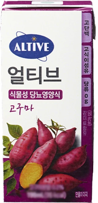 얼티브 식물성 영양식 고구마, 12개, 190ml - 쿠팡