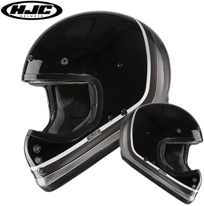 HJC 홍진헬멧 V60 클래식 오토바이 풀페이스 헬멧, SCOBY MC5