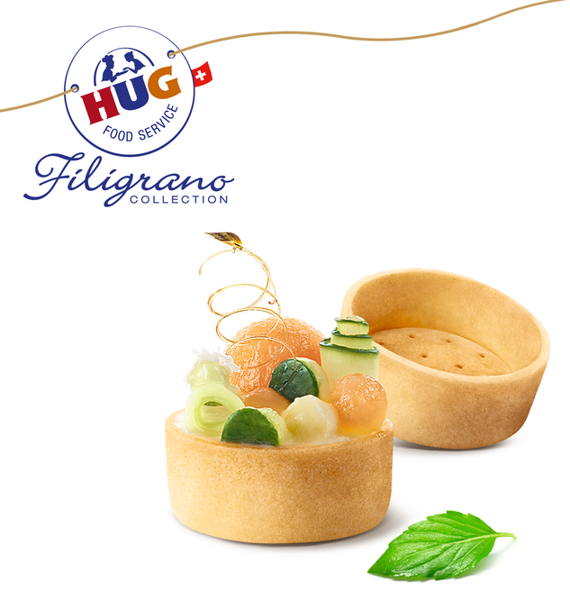 [HUG] 후그 미니 디저트 타트렛 필리그라노 버터라운드 3.8cm, 7g, 200개