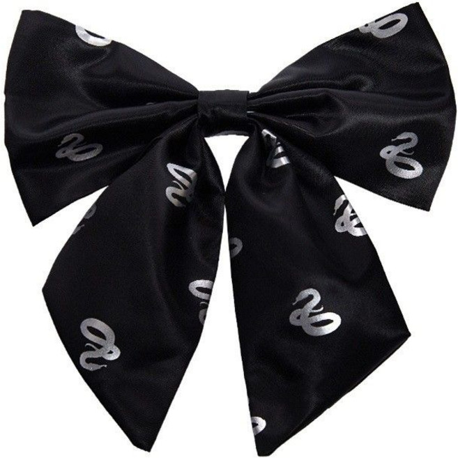 哈利波特 學院系列 飾品 領結 徽章 高筒襪 勛章 長筒襪, 1個, 光面領結 斯萊特林