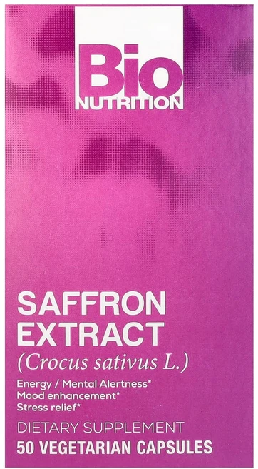 Bio Nutrition Saffron Extract 바이오 뉴트리션 사프란 추출물 88.5mg 50정, 1개 - 쿠팡