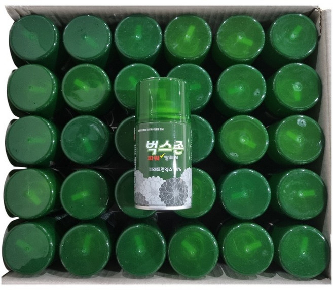 벅스존 1박스 30개 천연성분 파리 모기 퇴치제 피레트린엑스 50% 살충 탈취제