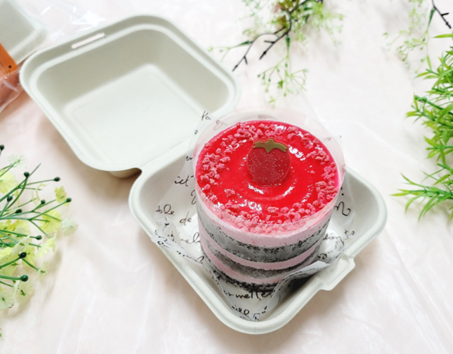 미니케이크 도시락케이크 답례품 선물용 조각케익 치즈 티라미수 초코 말차 레드벨벳 산딸기, 1개, 184g